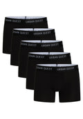5-pak bambus boxershorts til herre – Sort