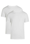 2-pak bambus T-shirts med rund hals til herre – Hvid