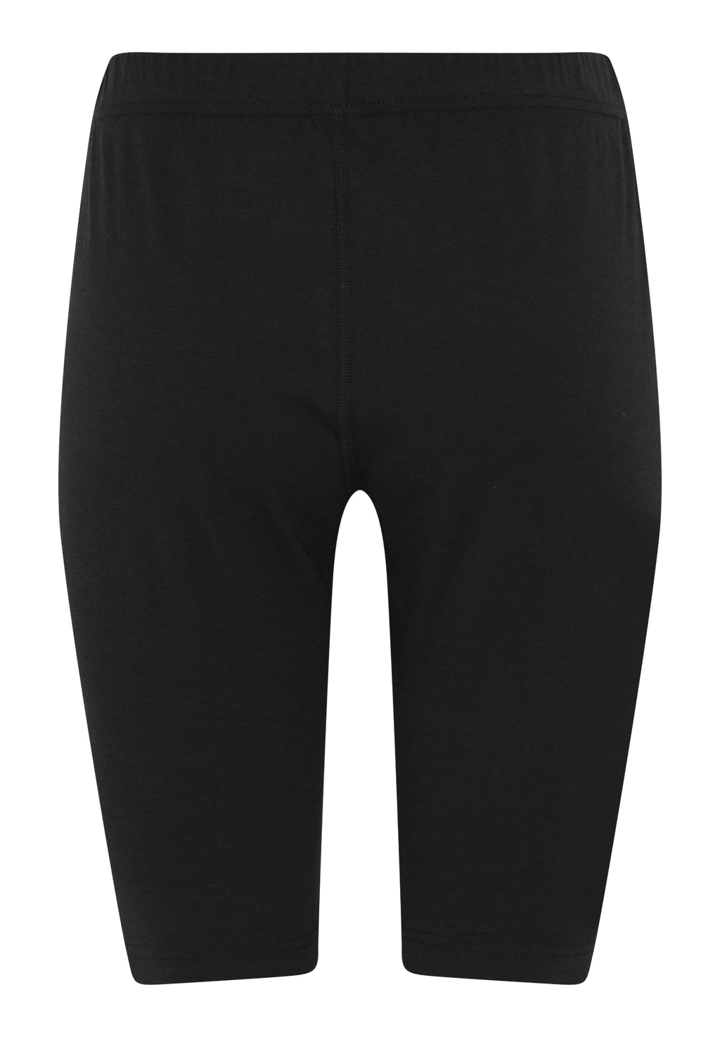 Korte bambusleggings til dame – Sort