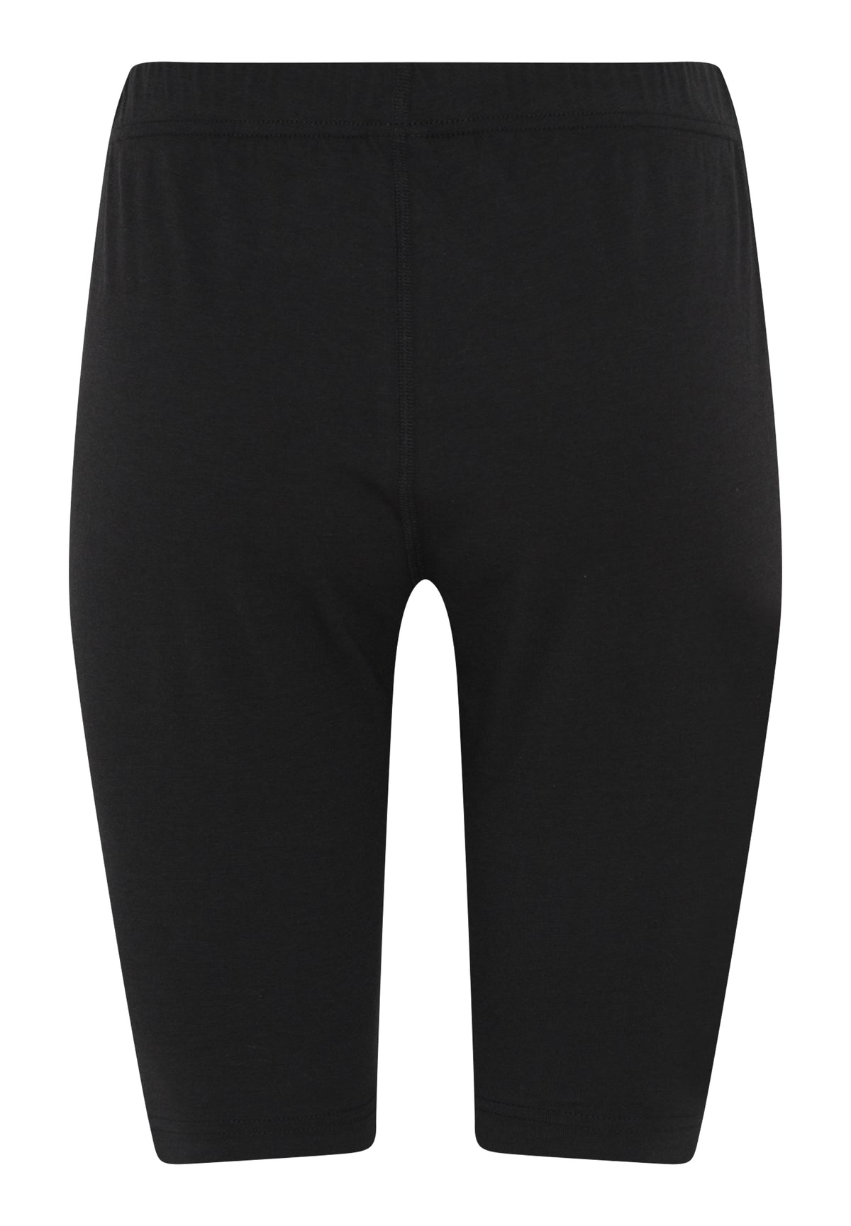 Korte bambusleggings til dame – Sort