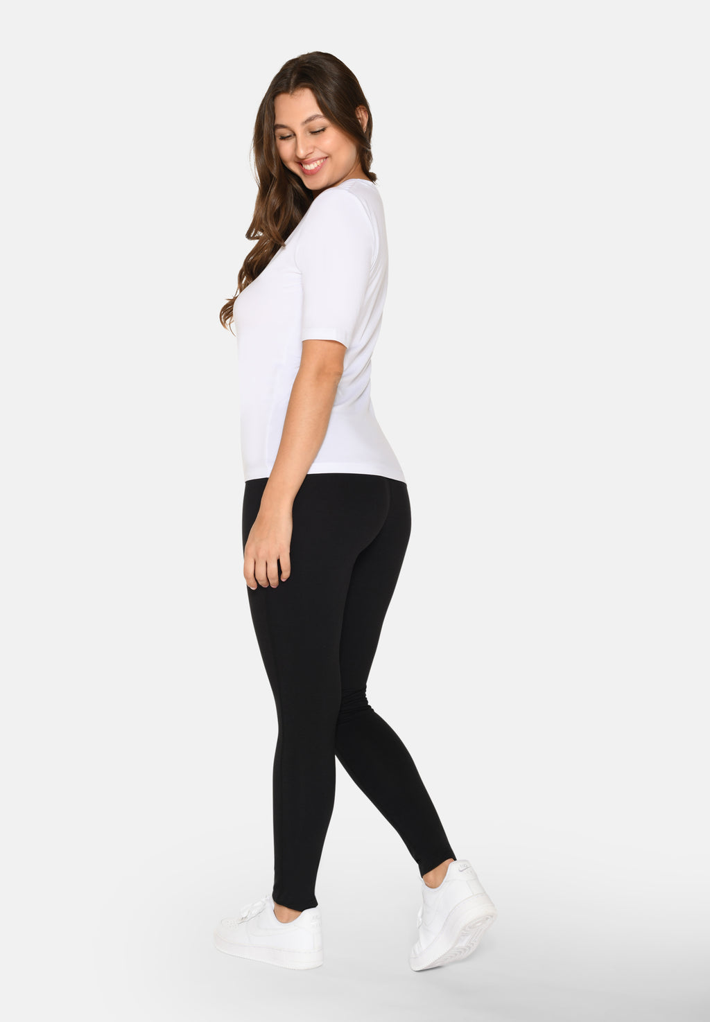 2-pak bambus T-shirts til dame – Slim Fit – Hvid